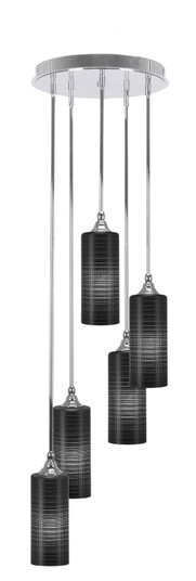 Empire Five Light Pendalier in Chrome (200|2145-CH-4099)