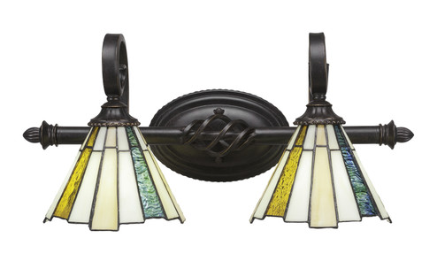 Elegante Two Light Bathroom Lighting in Dark Granite (200|162-DG-9335)