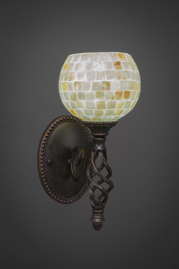 Eleganté One Light Wall Sconce in Dark Granite (200|161-DG-405)