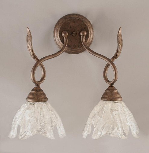 Leaf Two Light Wall Sconce in Bronze (200|110-BRZ-759)