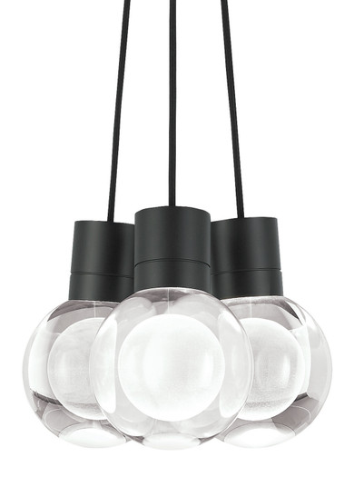 Mina LED Pendant in Black (182|700TDMINAP3CBB-LED930)