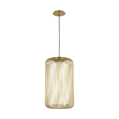 Kai LED Pendant in Plated Brass (182|700TDKAI1BR-LED930)