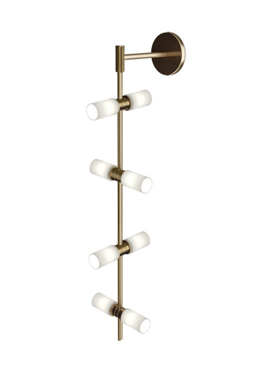 ModernRail LED Wall Sconce in Aged Brass (182|700MDWS3CRS)