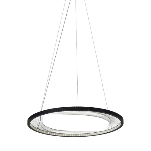 Interlace LED Suspension in Black (182|700INT30B-LED827-277)