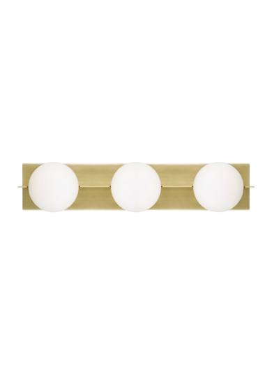 Orbel LED Bath in Aged Brass (182|700BCOBL3R)