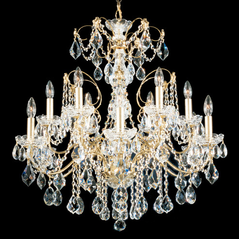 Century 12 Light Chandelier in Black Pearl (53|1712-49)