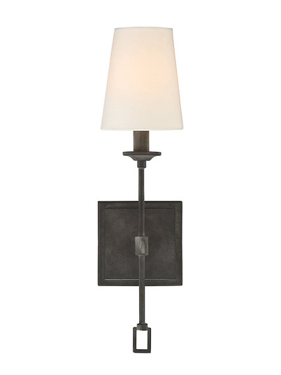 Lorainne One Light Wall Sconce in Oxidized Black (51|9-9004-1-88)