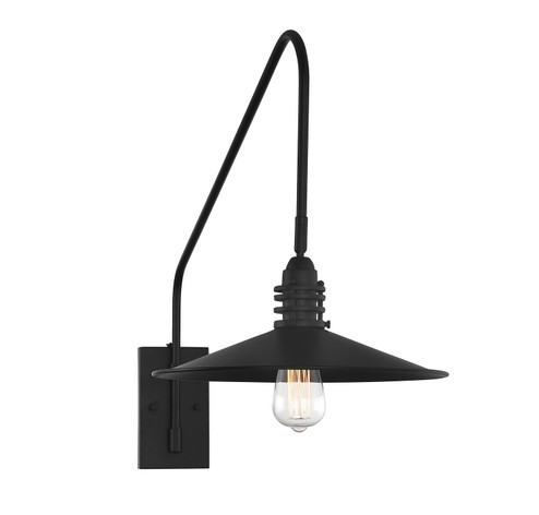 Wheaton One Light Wall Sconce in Matte Black (51|9-195CP-1-89)