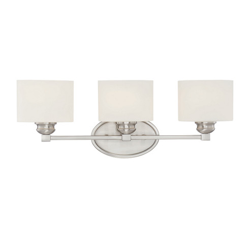 Kane Three Light Bath Bar in Satin Nickel (51|8-890-3-SN)