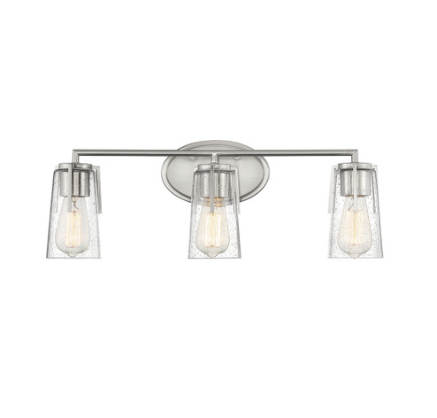 Sacremento Three Light Bath Bar in Satin Nickel (51|8-7045-3-SN)