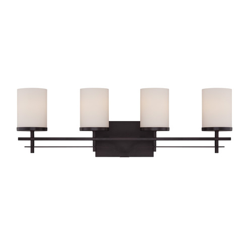 Colton Four Light Bath Bar in English Bronze (51|8-338-4-13)