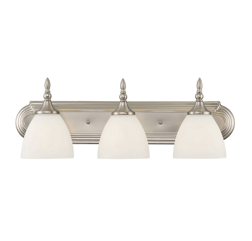 Herndon Three Light Bath Bar in Satin Nickel (51|8-1007-3-SN)