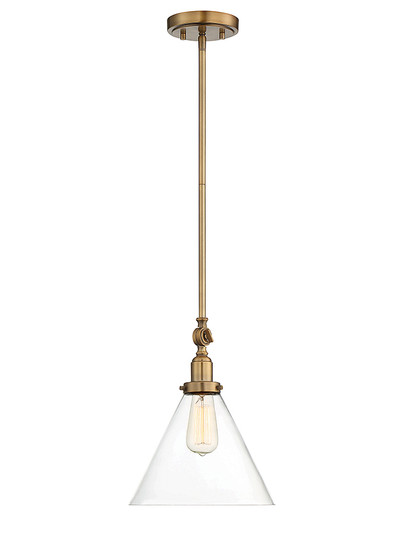 Drake One Light Pendant in Warm Brass (51|7-9132-1-322)