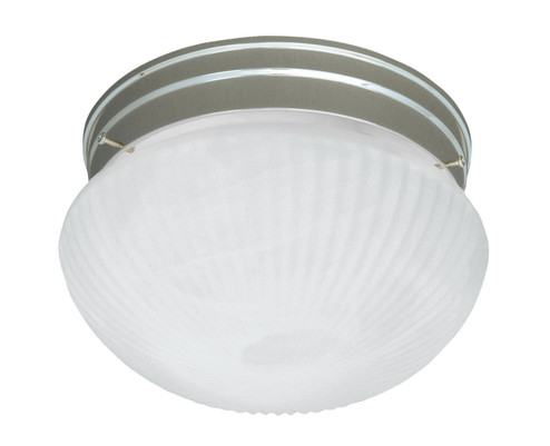 Flush Mount One Light Flush Mount in Satin Nickel (51|6-400-7-SN)