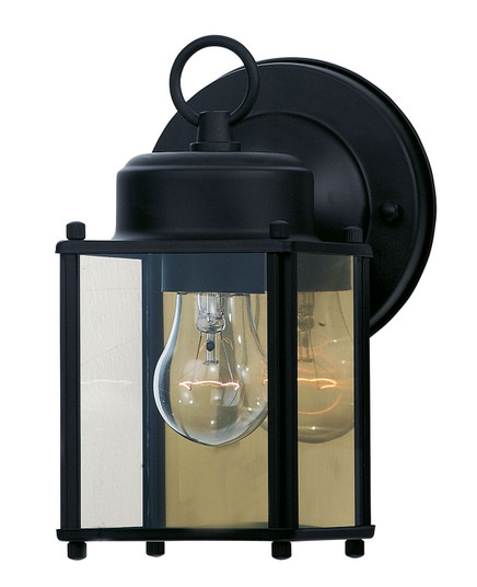 Exterior Collections One Light Outdoor Wall Lantern in Black (51|5-1161-BK)