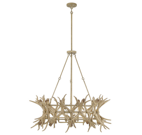 Daniels Eight Light Chandelier in Natural Antler (51|1-1760-8-198)