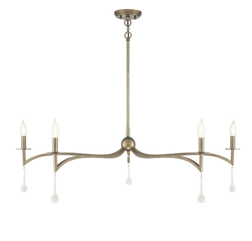 Laramie Five Light Chandelier in Chelsea Gold (51|1-1099-5-182)