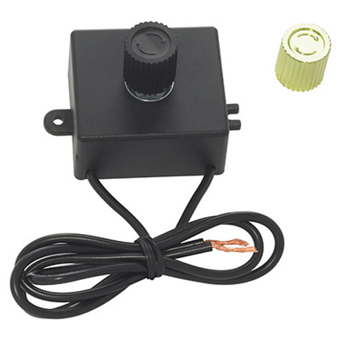 Turn-knob LED Dimmer in Black (230|80-2705)