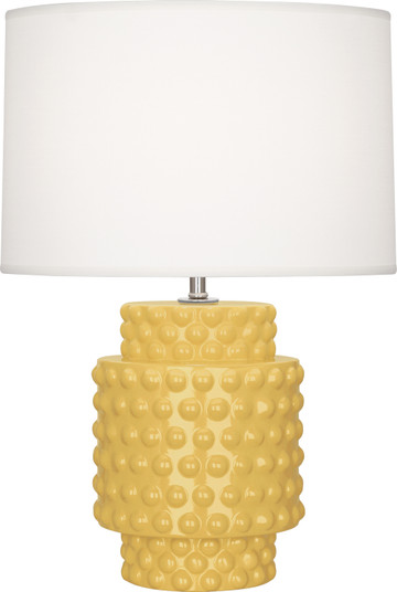 Dolly One Light Accent Lamp in Sunset Yellow Glazed Textured Ceramic (165|SU801)