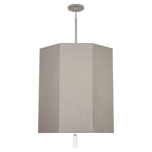 Kate Six Light Pendant in Polished Nickel w/ Clear Crystal (165|SG203)