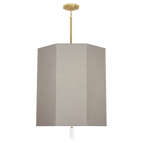 Kate Six Light Pendant in Modern Brass w/ Clear Crystal (165|SG202)