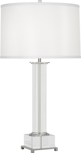 Williamsburg Finnie One Light Table Lamp in Polished Nickel w/Clear Lead Crystal (165|S359)