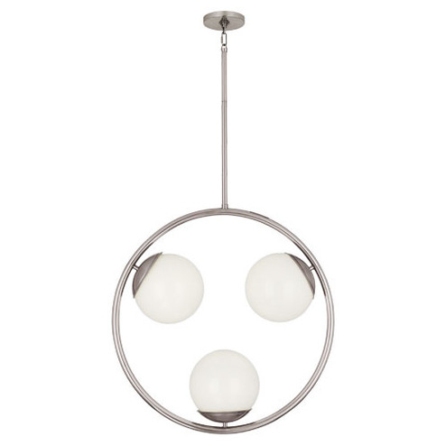 Jonathan Adler Jupiter Three Light Pendant in Polished Nickel (165|S3542)