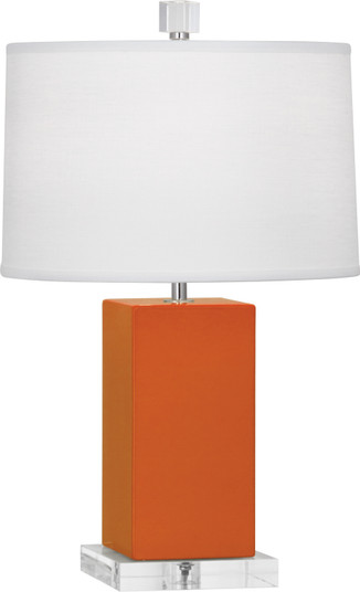 Harvey One Light Accent Lamp in Pumpkin Glazed Ceramic (165|PM990)