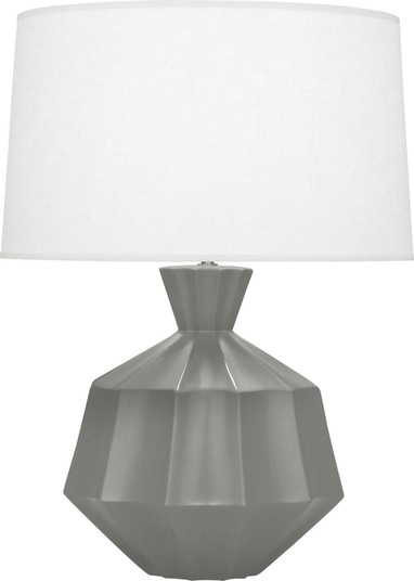 Orion One Light Table Lamp in Matte Smoky Taupe Glazed Ceramic (165|MST17)