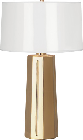 Mason One Light Table Lamp in Polished Gold Glazed Ceramic (165|G960)