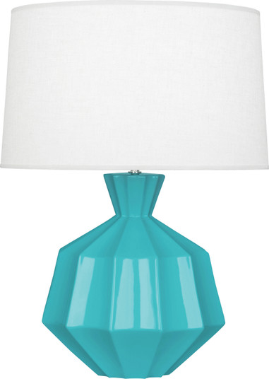 Orion One Light Table Lamp in Egg Blue Glazed Ceramic (165|EB999)