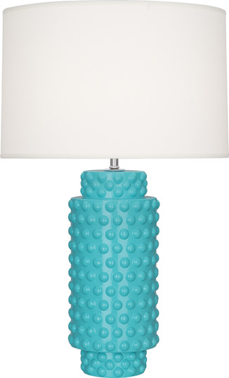 Dolly One Light Table Lamp in Egg Blue Glazed Textured Ceramic (165|EB800)