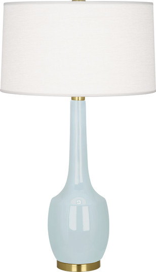 Delilah One Light Table Lamp in Baby Blue Glazed Ceramic (165|BB701)