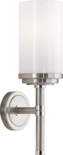 Halo One Light Wall Sconce in Brushed Nickel w/Polished Nickel (165|B1324)