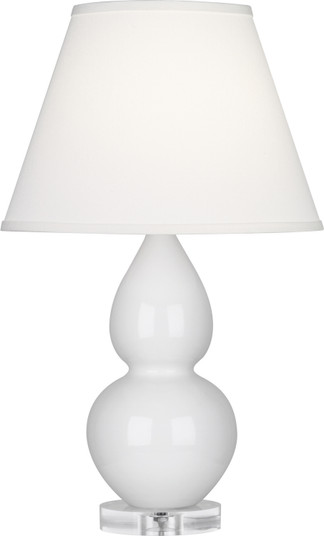 Small Double Gourd One Light Accent Lamp in Lily Glazed Ceramic w/Lucite Base (165|A690X)