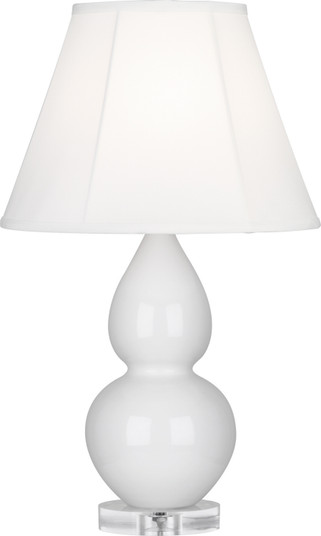 Small Double Gourd One Light Accent Lamp in Lily Glazed Ceramic w/Lucite Base (165|A690)