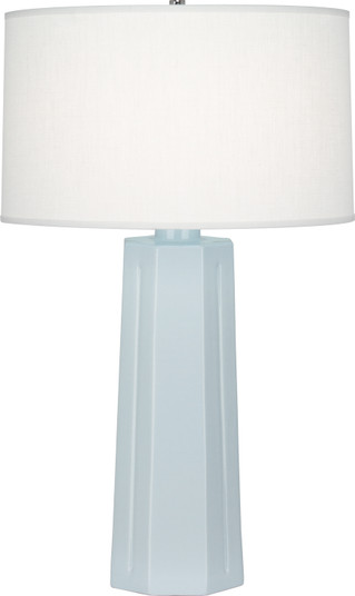 Mason One Light Table Lamp in Baby Blue Glazed Ceramic (165|966)