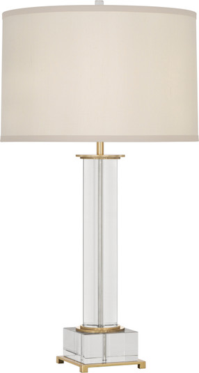 Williamsburg Finnie One Light Table Lamp in Modern Brass w/Clear Lead Crystal (165|359)
