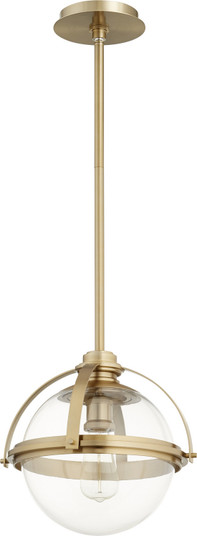 Meridian Globe Pendants One Light Pendant in Aged Brass (19|88-13-80)