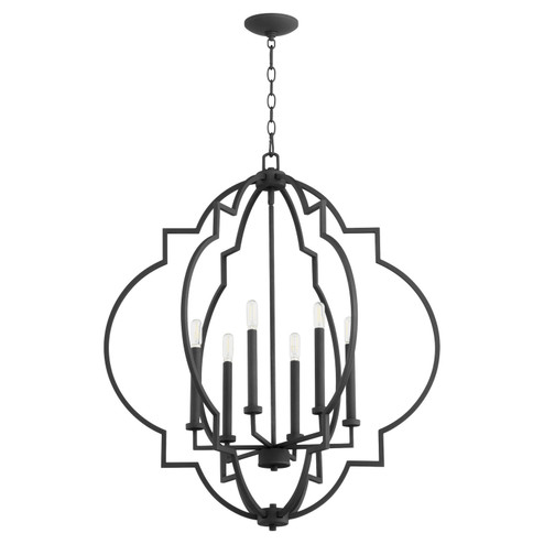 Dublin Six Light Pendant in Textured Black (19|6842-6-69)