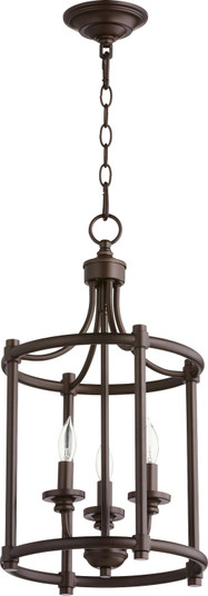 Rossington Three Light Entry Pendant in Oiled Bronze (19|6822-3-86)