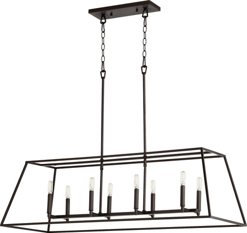 Gabriel Eight Light Entry Pendant in Oiled Bronze (19|654-8-86)