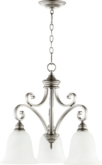 Bryant Three Light Chandelier in Classic Nickel (19|6354-3-64)