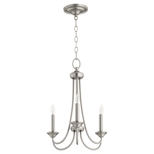 Brooks Three Light Chandelier in Satin Nickel (19|6250-3-65)