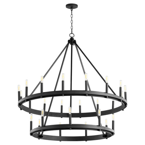 Aura 25 Light Chandelier in Textured Black (19|611-25-69)