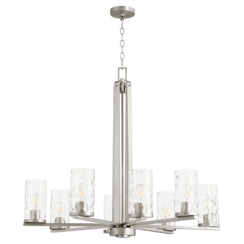 Steinway Eight Light Chandelier in Satin Nickel (19|6111-8-65)