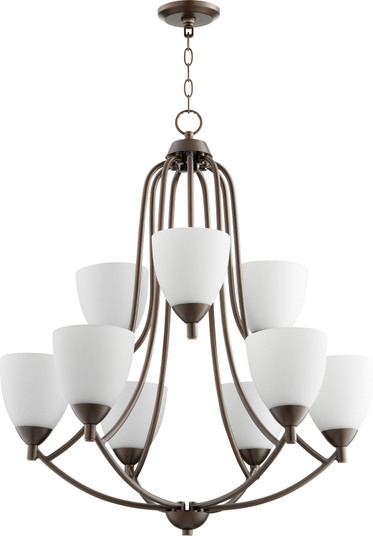 Barkley Nine Light Chandelier in Oiled Bronze (19|6069-9-86)