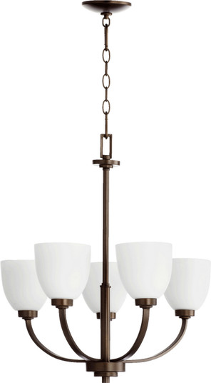 Reyes Five Light Chandelier in Oiled Bronze (19|6060-5-86)