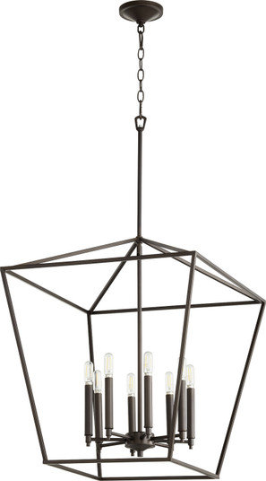 Gabriel Eight Light Entry Pendant in Oiled Bronze (19|604-8-86)