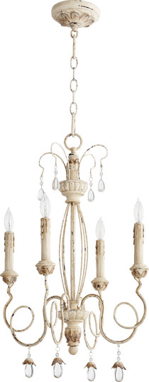 Venice Four Light Chandelier in Persian White (19|6044-4-70)